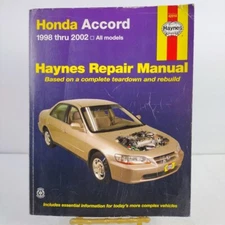 Honda Accord 1998 1999 2000 2001 2002 Haynes Repair Shop Manual 42014