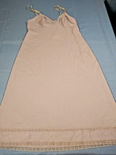 Gossard Artemis Slip Womens 34 Beige Lingerie Adjustable Strap Full Slip