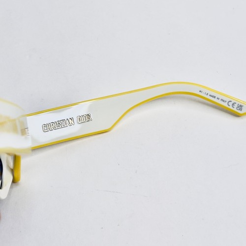 CHRISTIAN DIOR PACIFIC Ivory Yellow DIORPACIFIC B1U Oval Sunglasses CD40097U - Imagen 6 de 11