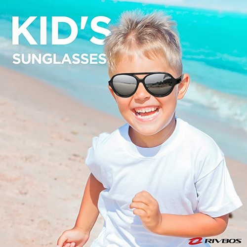 Kids Sunglasses Polarized UV Protection Flexible Rubber for Boys Girls 3+ - Picture 5 of 9