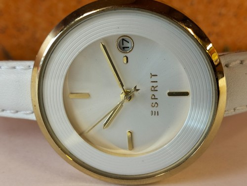 ESPRIT QUARTZ WHITE DIAL 805 WOMEN'S FULL WORKING MINT CONDITION VINTAGE WATCH - Picture 17 of 19