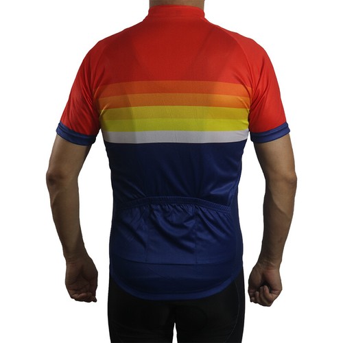 Camiseta deportiva de ciclismo manga corta para bicicleta ropa de bicicleta de montaña camisa para montar en carretera con cremallera - Imagen 48 de 78