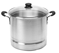 Imusa Usa Mexicana-420 Steamer With Glass Lid, 20-quart, Silver Imusa Usa Mexicana-420 Steamer With Glass Lid, 20-quart, Silver