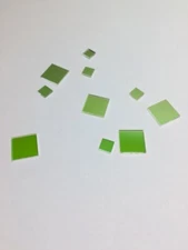 Various sizes 550nm Narrow Bandpass Filter NBP550 Green Light Pass Optical Glass