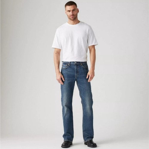 Levi's 30X32 527 Stretch Slim Bootcut Men's Jeans in Quickstep Dark Wash - Picture 6 of 9