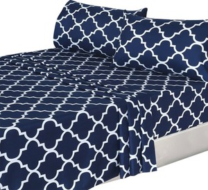 queen size fitted bed sheets set 4 flat bedding pillowcase cover queen size fitted bed sheets