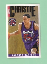 1996-97 Panini Basketball Peel-Off Sticker 2" x 3" Doug Christie Toronto Raptors