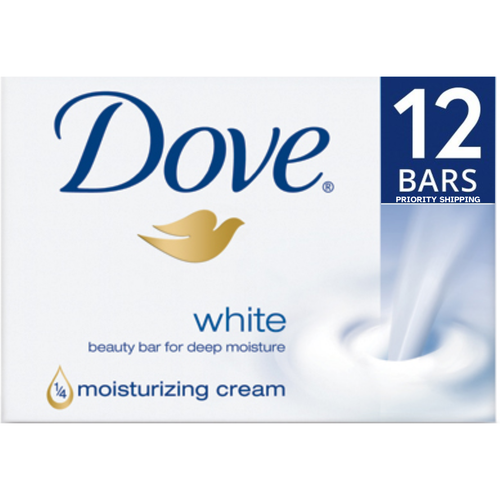DOUBE ORIGINAL WEISS Beauty Creme Seifenriegel 4,76 Unzen 12er Pack
