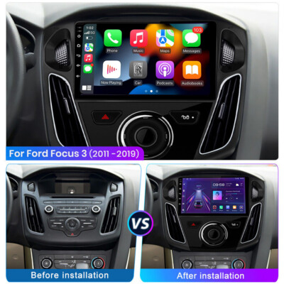 9'' For Ford Focus 2012-2018 Android 15 CarPlay Car Radio Stereo GPS Navi 2+64GB