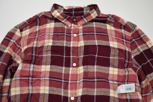 Old Navy Girl's Youth Multicolor Plaid Long Sleeve Button-Up Casual Shirts (14) - Picture 2 of 7
