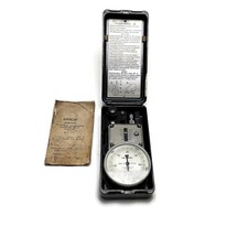 Vintage Russian Attectat Type 10X Handheld Mechanical Tachometer. 