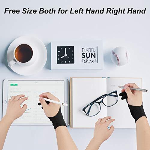 4 Pack Two-Finger Artist Gloves Digital Drawing Gloves for Left and Right Hand - Picture 6 of 6