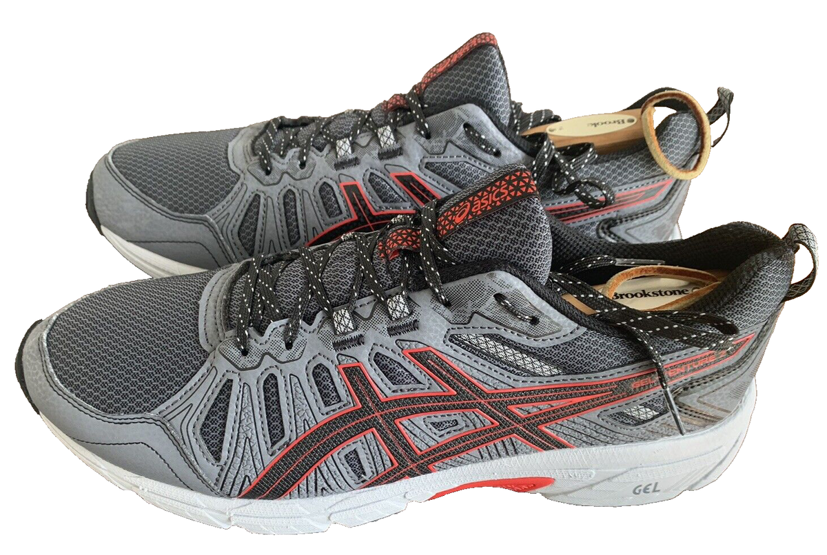 Asics Gel-Venture 7 Mens Grey Black Red Trail Running Shoes 1011A560 Sz 11 Asics Gel Venture 7 Men main image 3