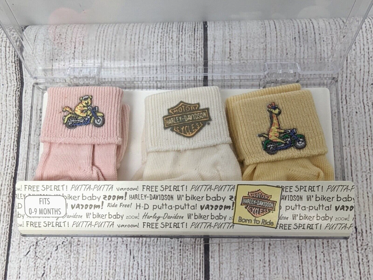 Harley davidson shop baby booties