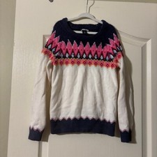 Girls Lands End sweater SZ S 7-8 