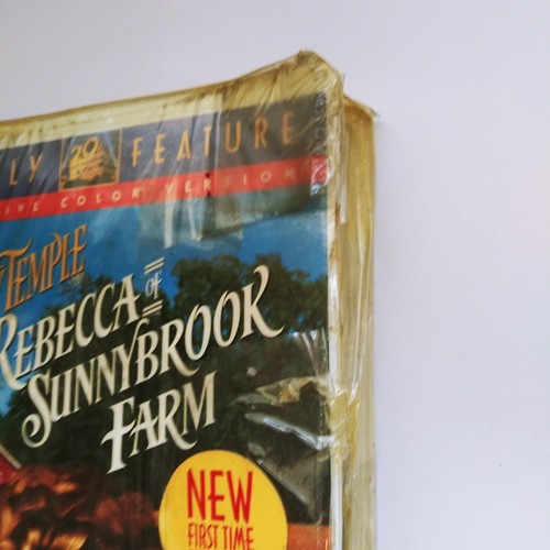 Rebecca of Sunnybrook Farm Movie VHS Tape 1998 Clamshell Shirley Temple SEALED - Picture 2 of 6