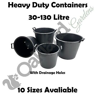 Large Size 130L Plastic Plant Pot Outdoor Garden Tall Tree Planter Container