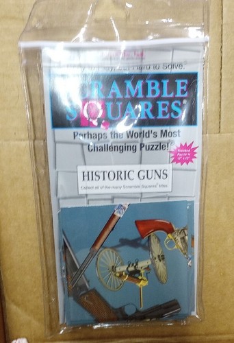 Scramble Squares HISTORISCHE WAFFEN Brainteaser Puzzle 9 Teile B Dazzle inkl. vollständig