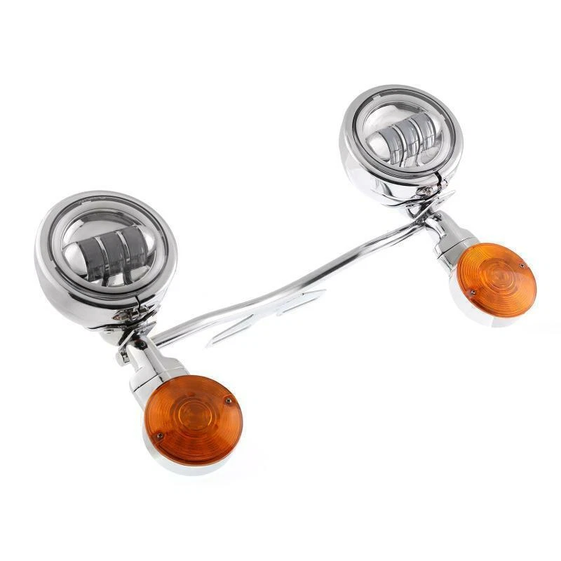 Barra de luz de paso de señal de giro antiniebla LED para Honda VTX 1300 C R S RETRO Cruiser Foto 2 de 4