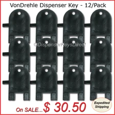 Marcal Dispenser Key for Paper Towel & Toilet Tissue Dispensers - (12/pk.)