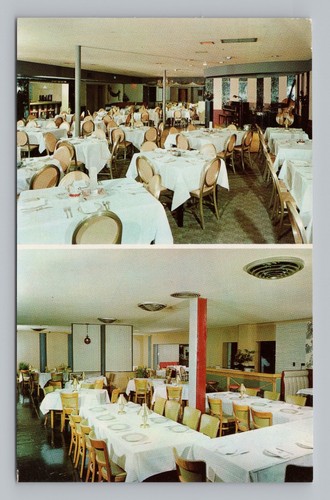 Postcard Club Pierre Restaurant Interior View Tulsa Oklahoma 33rd & So. Harvard
