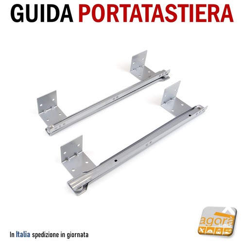 GUIDA PORTATASTIERA SCRIVANIA SOTTOPIANO ESTRAIBILE PIANETTO PC TASTIERA RIPIANO - Imagen 10 de 13