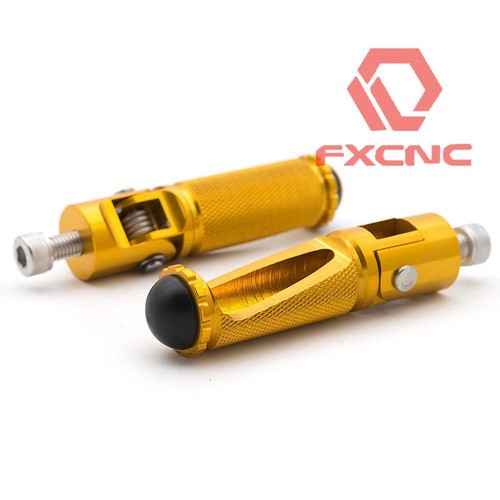 FXCNC Newly Universal Folding Front Footpeg Footrest For Suzuki GSXR600 750 1000 - Picture 9 of 11