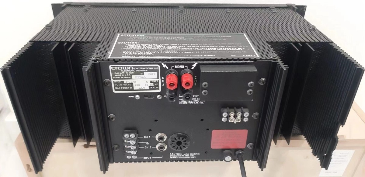1PCS USED CROWN PS-400 monitoring amplifier b | eBay