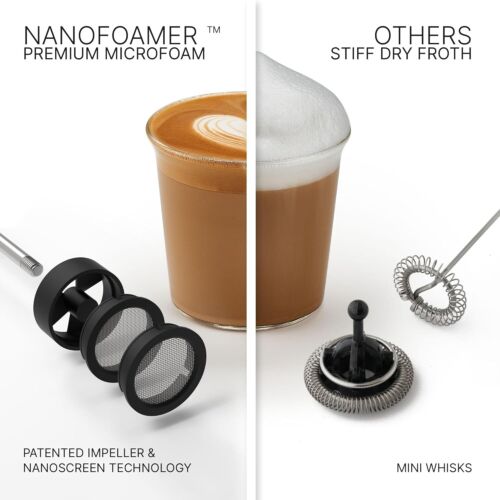 Subminimal Performance Milk Foamer – NanoFoamer Lithium Handheld White image