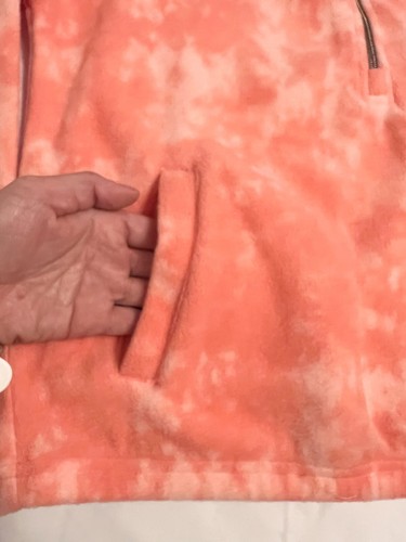 NWT Lucky Brand Girls Size XL 16 Tie-dye Fleece Hoodie Sweater Porcelain Rose - Picture 4 of 10