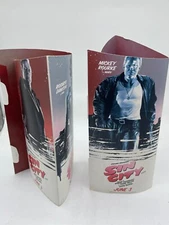 Vintage x2 Sin City Video Counter Top Shop Display Standee