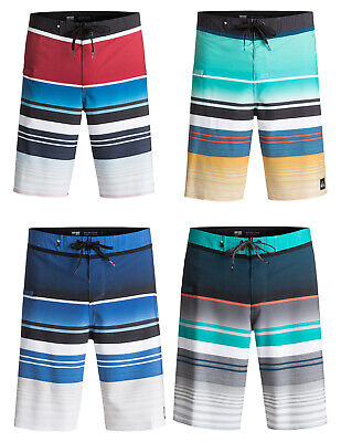 QUIKSILVER Everyday Stripe Vee 21 Boardshort 4 Way Stretch Water Repellent eBay