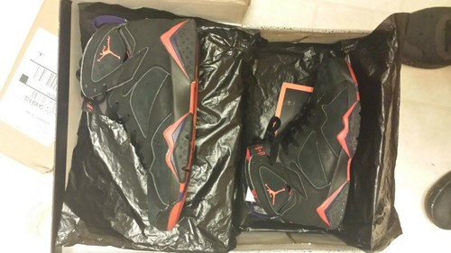 NIKE AIR JORDAN 7 RAPTOR 1992 size 7.5 MENS OG NIB - Picture 3 of 9