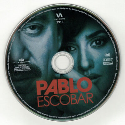 Pablo Escobar (Loving Pablo) [DVD disc] Javier Bardem, Penelope Cruz ...