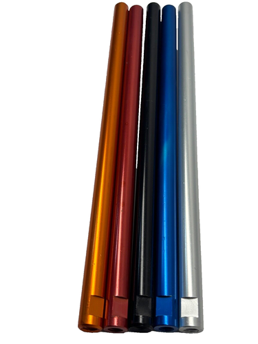 Go Kart Gmax Track Rod Round 8mm - Gold Blue Red Silver 210 - 275mm - Picture 3 of 14