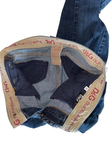 DOLCE & GABBANA WONDER LOW RISE SKINNY JEANS ANKLE ZIP sz 27 - Picture 15 of 18