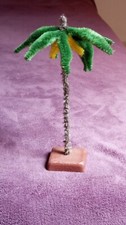 Presepe - Palma vellutata base plastica alt.21 cm 2 pezzi