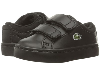 Toddler Lacoste Straightset H/&L Sneaker 7-32SPI0103024 Black 100/% Original New