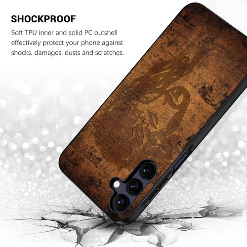 For Samsung S21 S22 S23 S24 FE Ultra Vintage Jesus Christ Cross Anti Fingerprint - Picture 19 of 25
