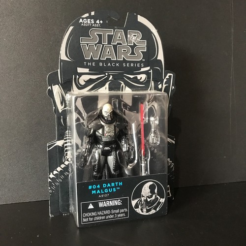 Star Wars Black Series 3.75 Darth Malgus #04 Blue Line NO Tape Carded New Sealed - Picture 3 of 13