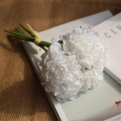 5-27 Head Artificial Flower Bouquet Fake Silk Tea Rose Wedding Bridal Home Decor - Picture 23 of 30