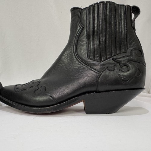 Botas Vaqueras Vidal Western Boot Makers Impresionantes Detalle Cortas Todo Cuero Talla 7 - Imagen 14 de 16