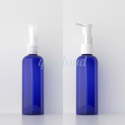 100ml Empty PET Lotion Cleansing oil pump Bottles Creme Gel Cosmetic Container - Picture 8 of 12