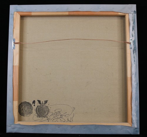 BOM-K Original signée + Sticker banksy,shepard fairey,martin whatson,snik,dmv - Imagen 11 de 14