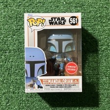 Funko Pop Star Wars Death Watch Mandalorian (No Stripes) #561 GameStop Exclusive