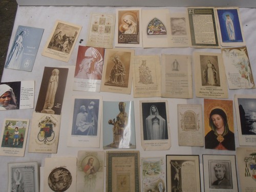 LOT DE 54 IMAGES RELIGIEUSES - Picture 2 of 7