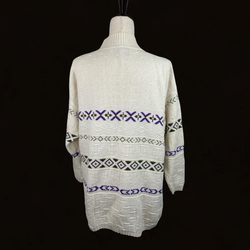 ALPS Women's Mock Neck Long Sleeve Tunic Sweater Size Medium B10 - Picture 2 of 3