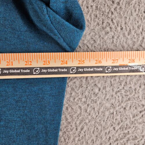 EILEEN FISHER XS Boxy Oversized Sweater Merino Wool Blend Blue - Green Size XS - Picture 7 of 10