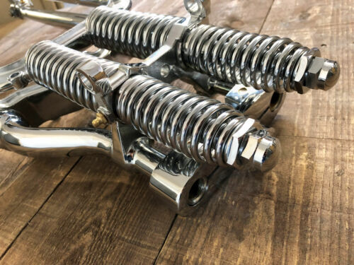 Big Port Springer Fork Front End Replacement Spring Set Chrome Antique / Classic - Picture 3 of 6