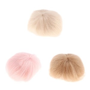 Lovely-Short-Straight-Wig-Bob-Haircut-Mohair-Clothes-Decor-for-1-8-BJD-Doll